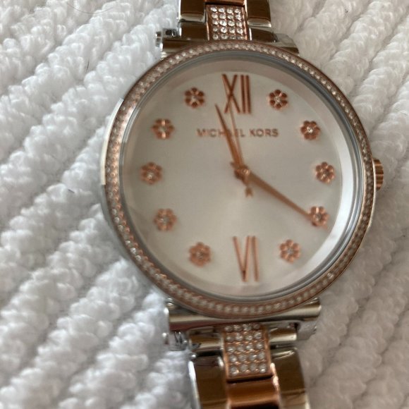 Michael Kors Sofie Pave Two-Tone Watch - Picture 5 of 7